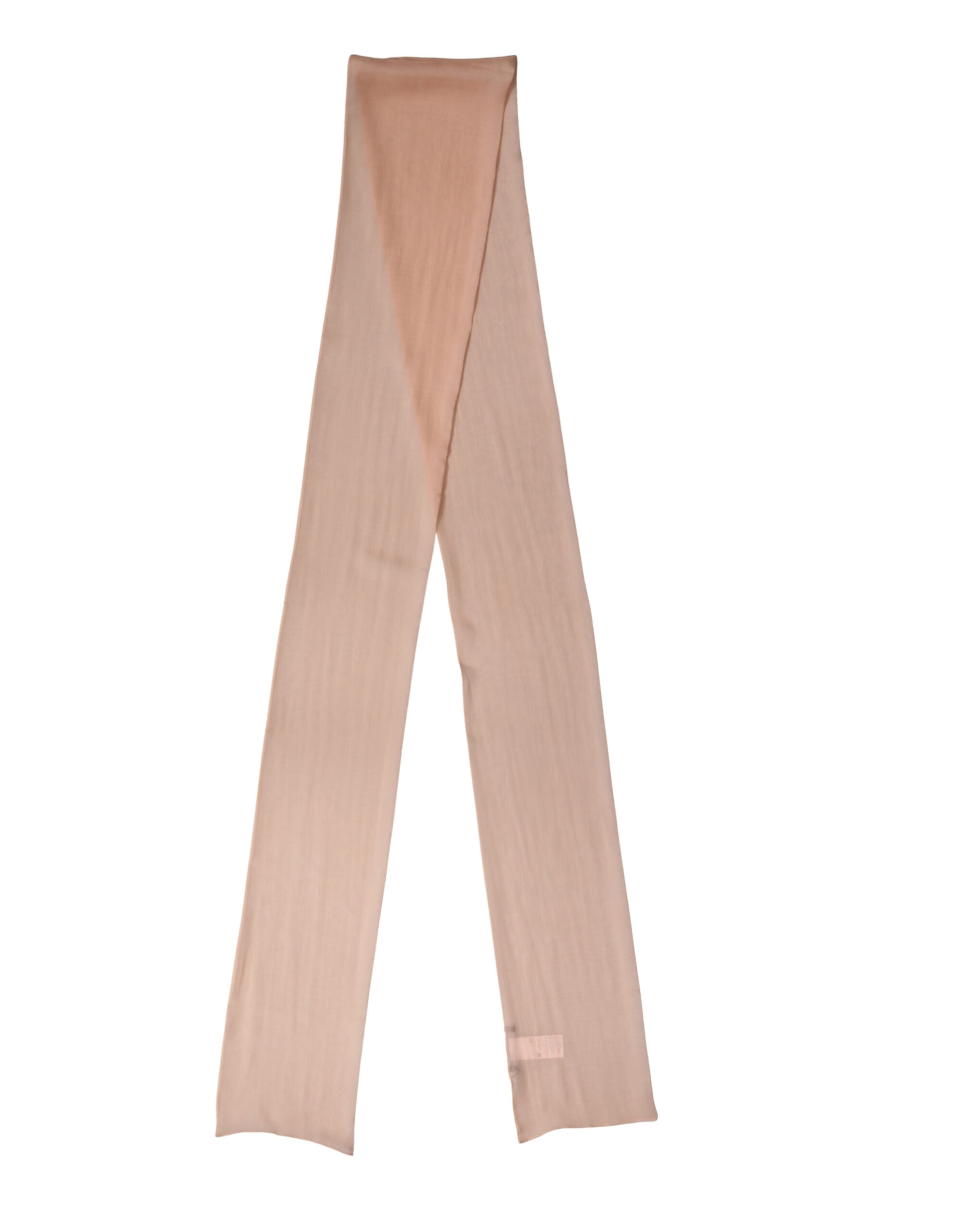 Light Pink Silk Sash Wrap Foulard 291cm x 19cm  Scarf