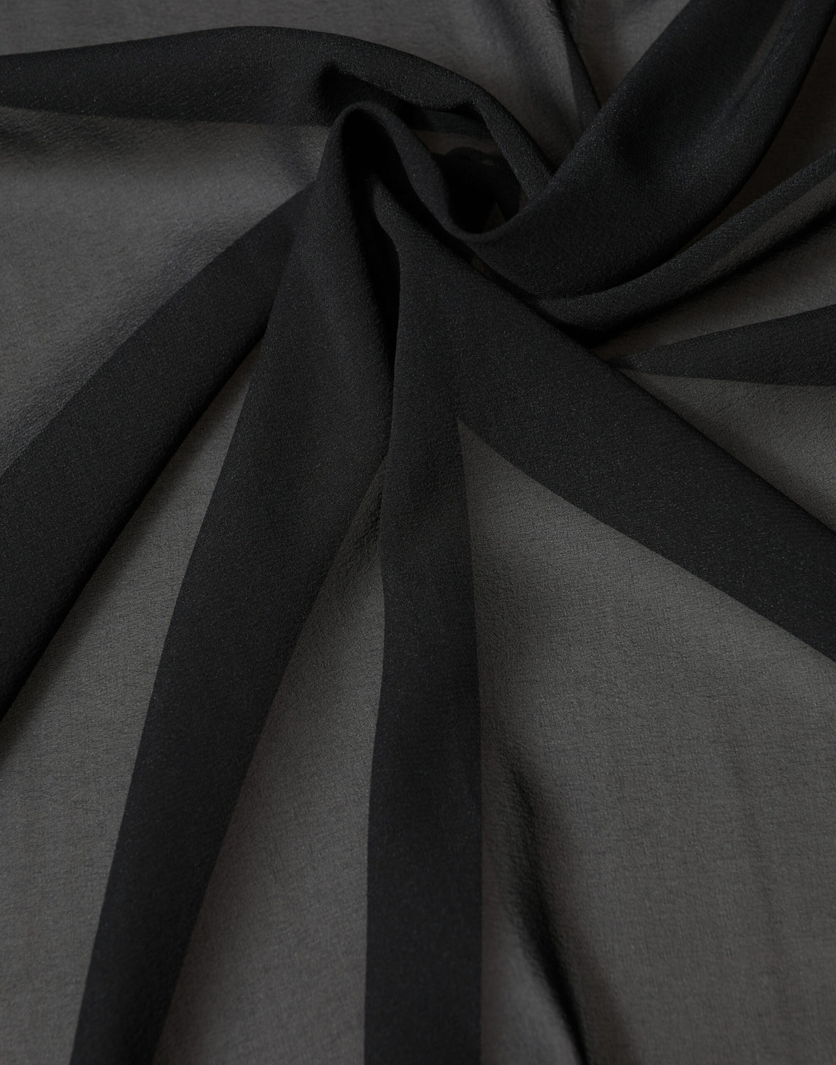 Black Silk Neck Wrap Shawl Stole 200cm x 64cm  Scarf