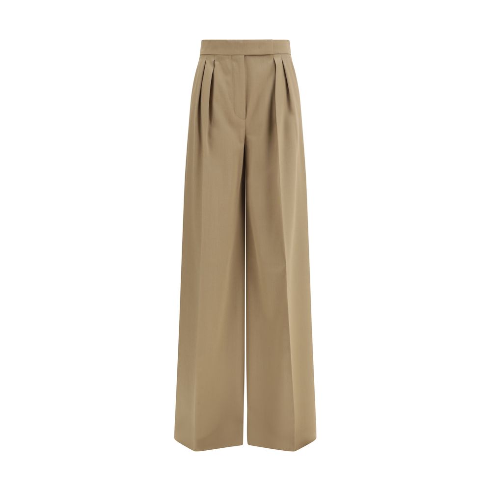 Beige Wool Oves Aries Pants