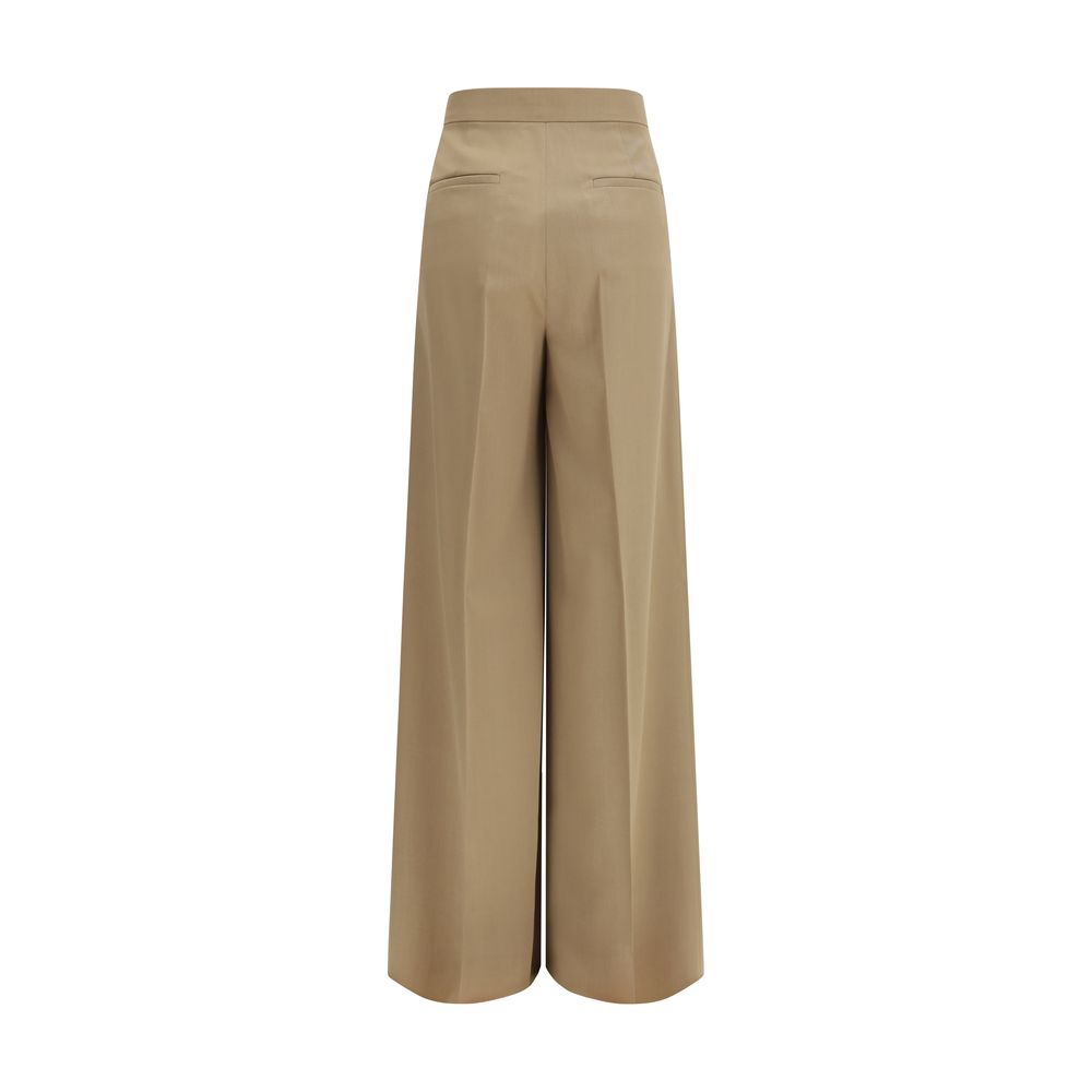 Beige Wool Oves Aries Pants