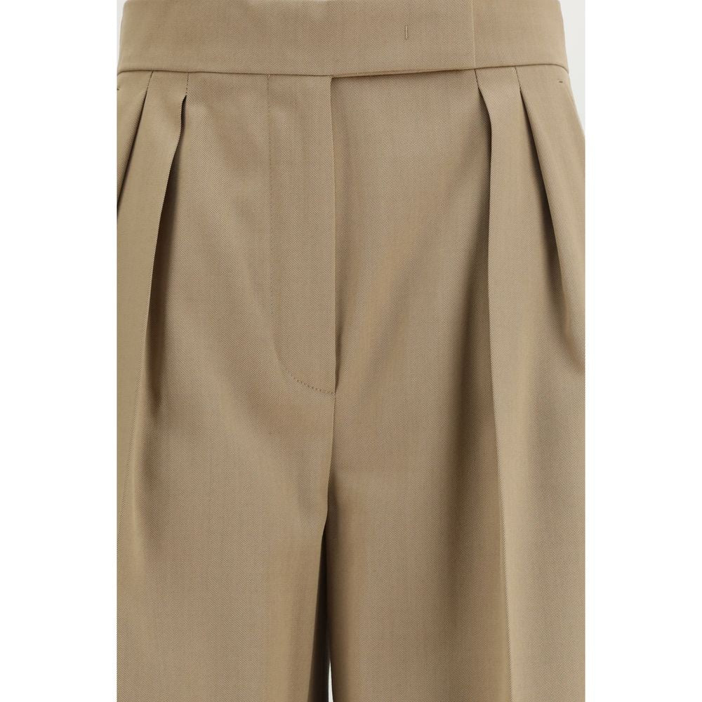 Beige Wool Oves Aries Pants