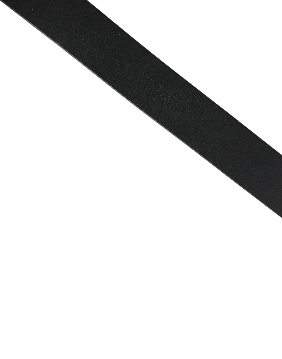 Black Calf Leather Gold Metal Buckle Belt