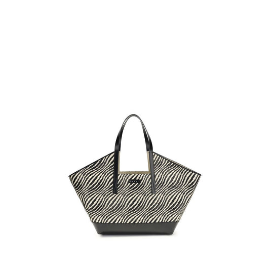 Black Polyamide Shoulder Bag