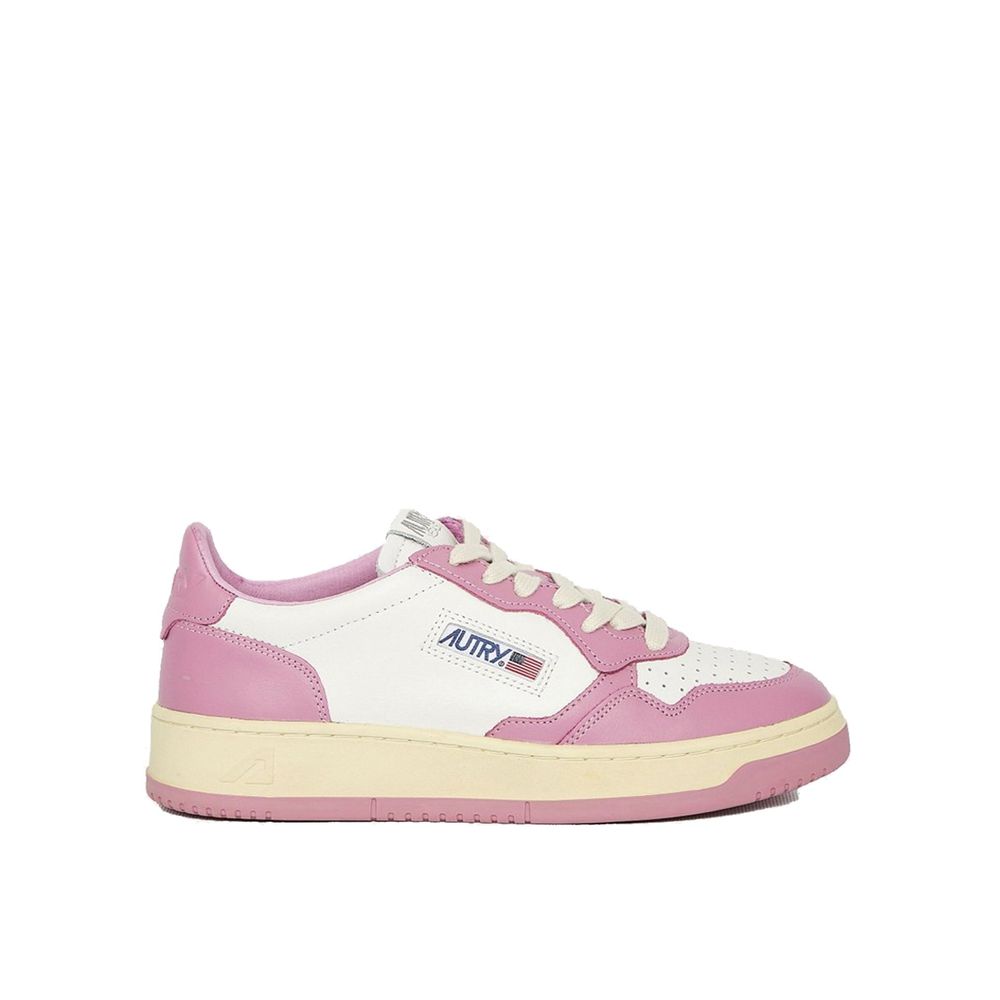 Multicolor Leather Low Top Sneakers