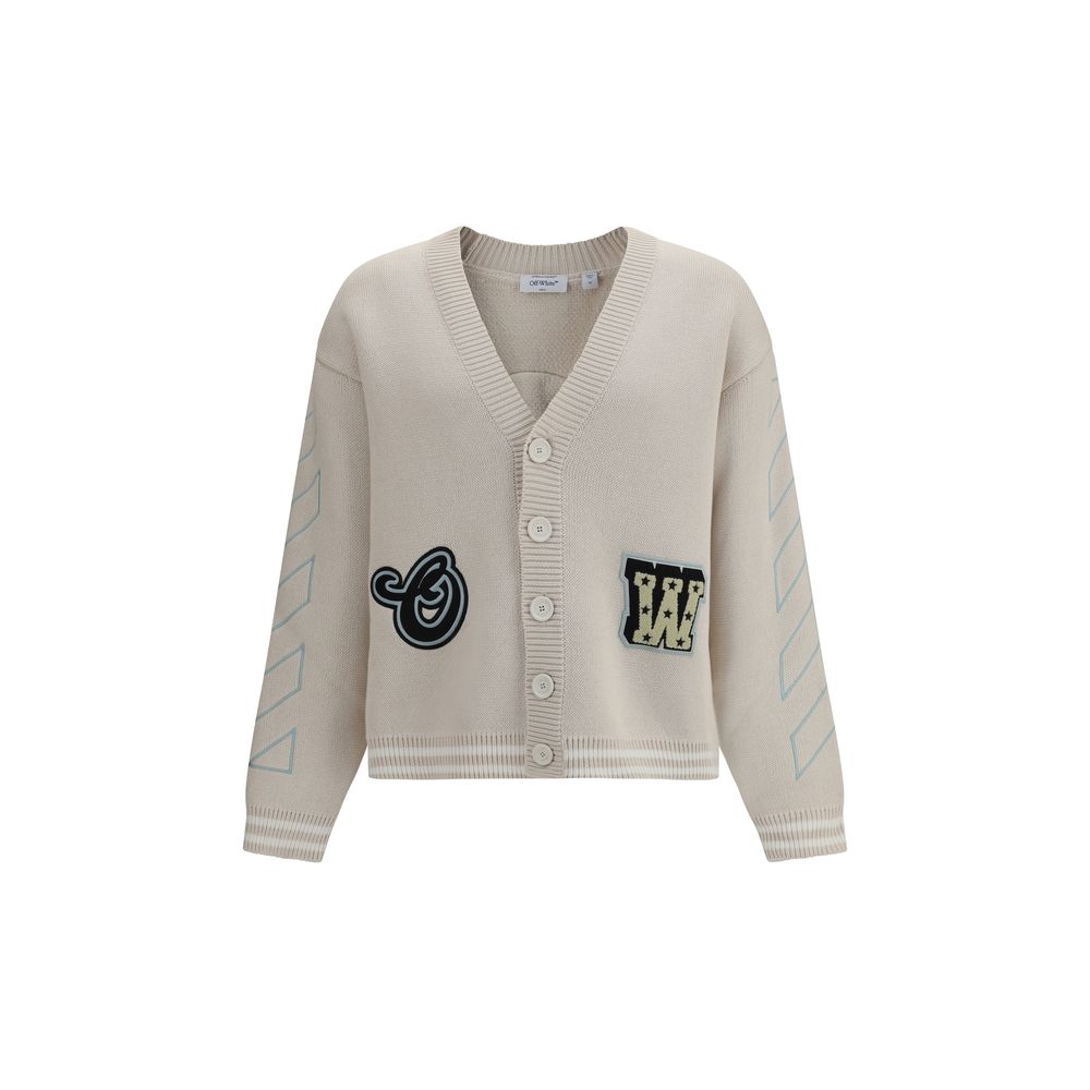 Beige Cotton Cardigan