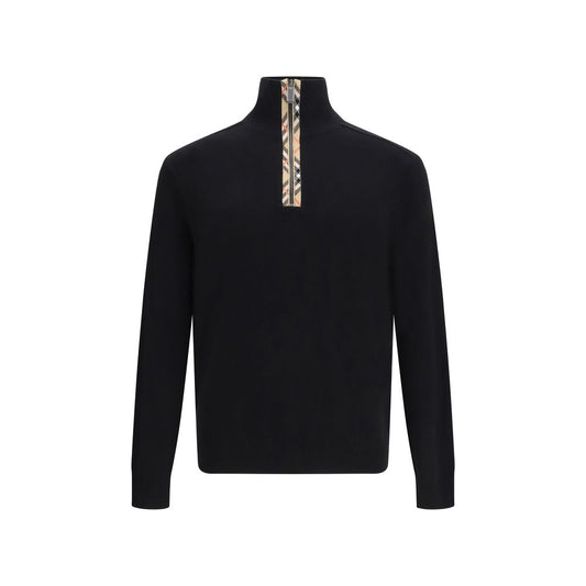 Black Wool Sweatshirt