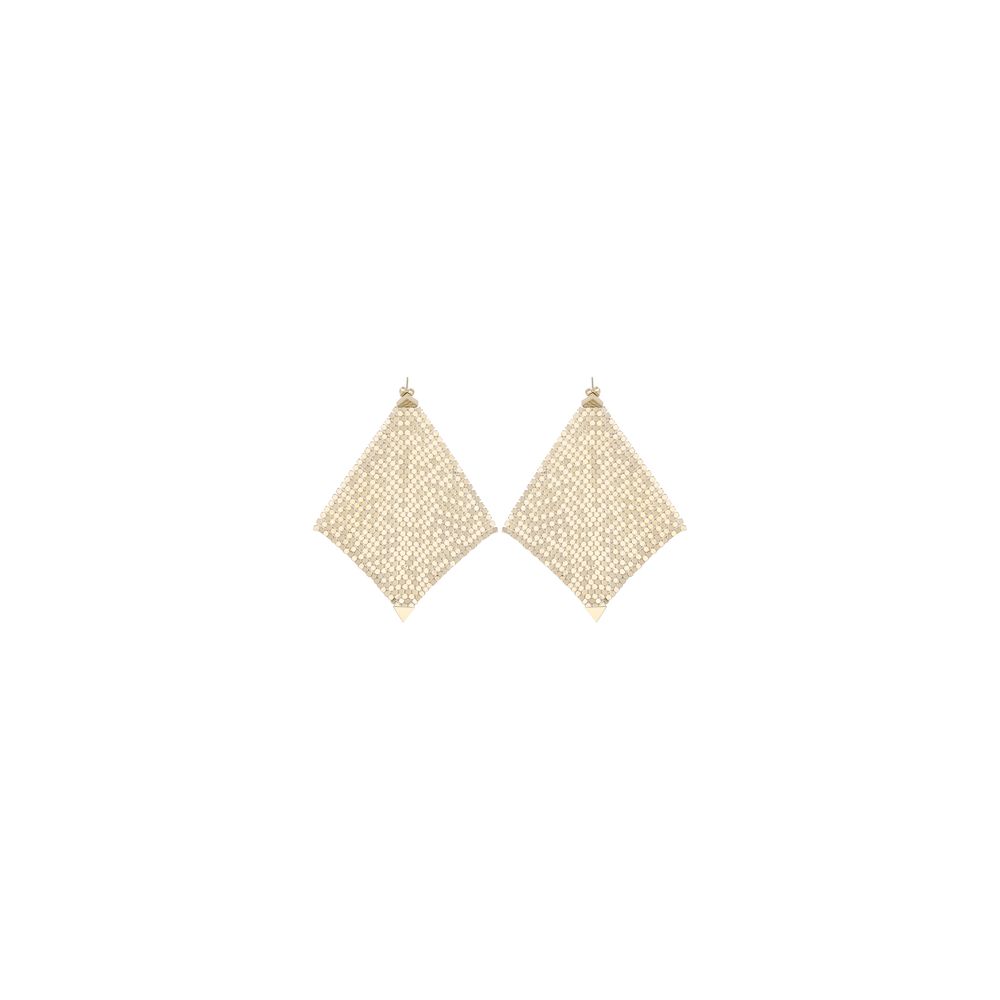 Gold Brass Earrings