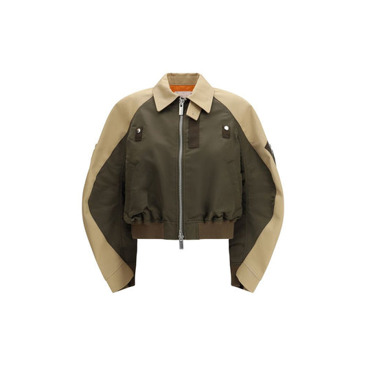 Bicolor Cotton Bomber