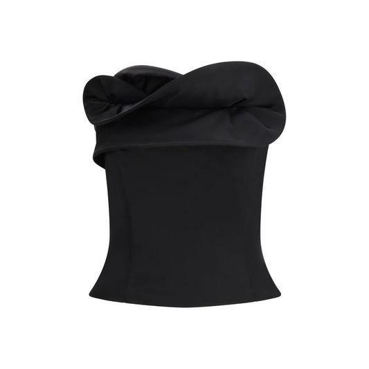 Black Wool Tank Tops