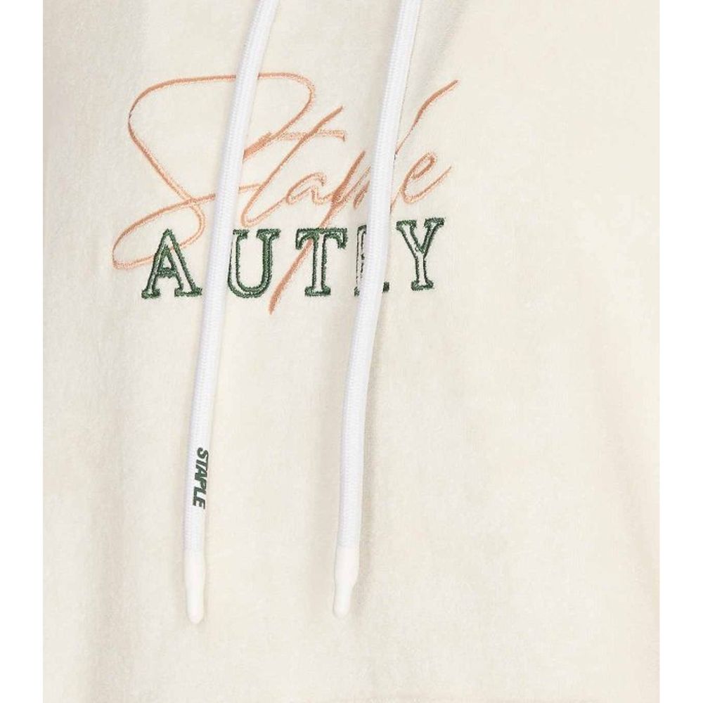 White Cotton Hoodie