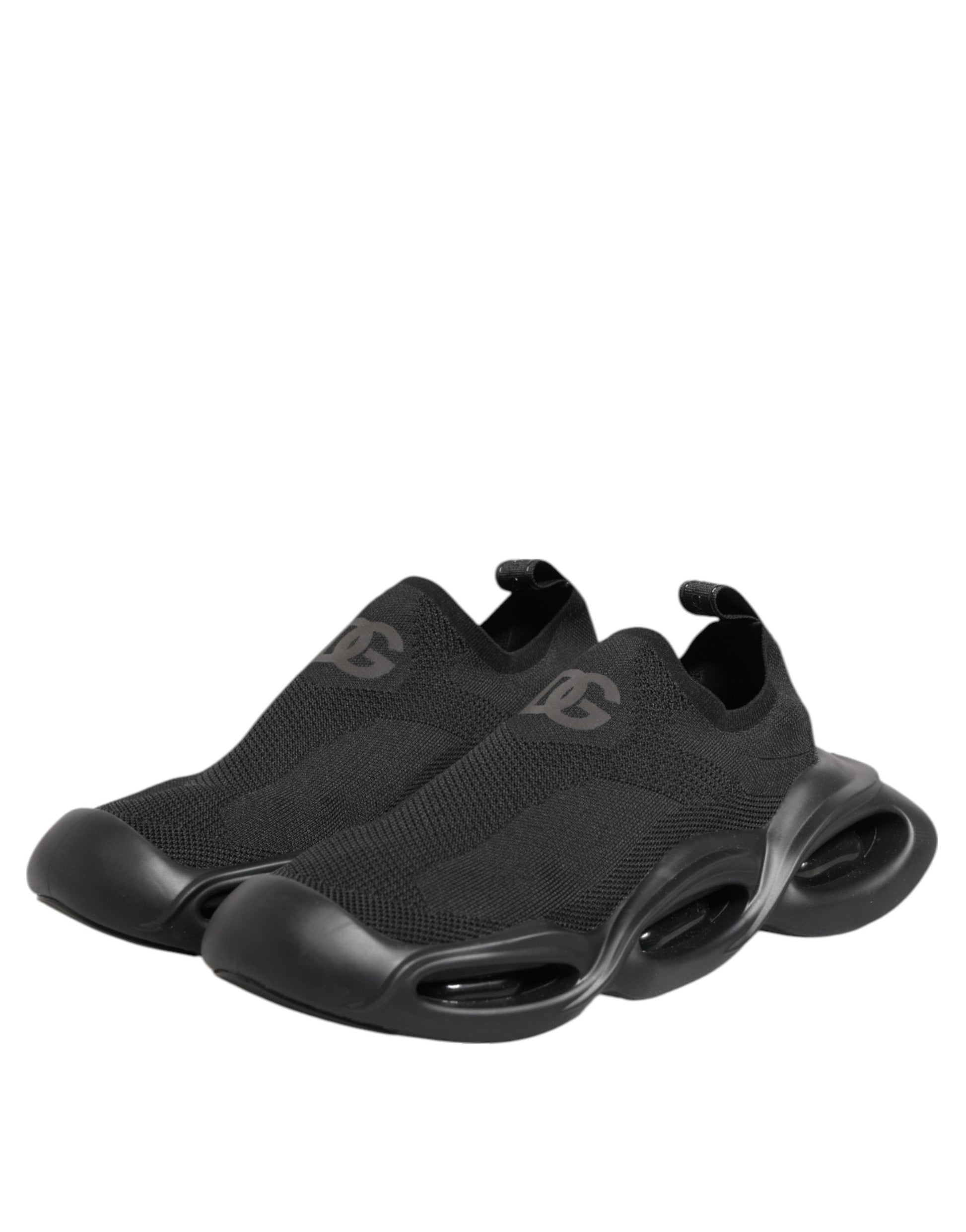 Black Slip On Wave Low Top Sneakers Shoes