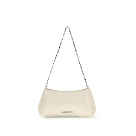 Beige Calf Leather Bos Taurus Shoulder Bag