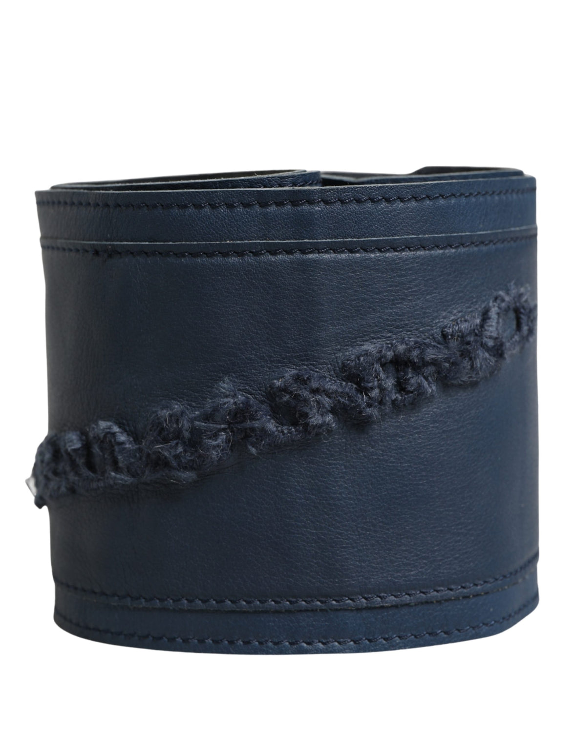 Blue Leather Wide Waist Women Cintura Belt