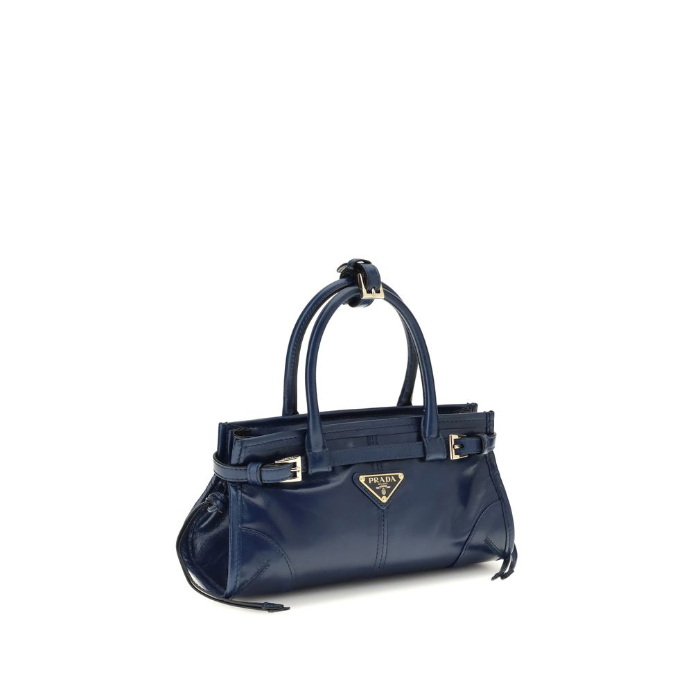 Blue Calf Leather Bos Taurus Handbag