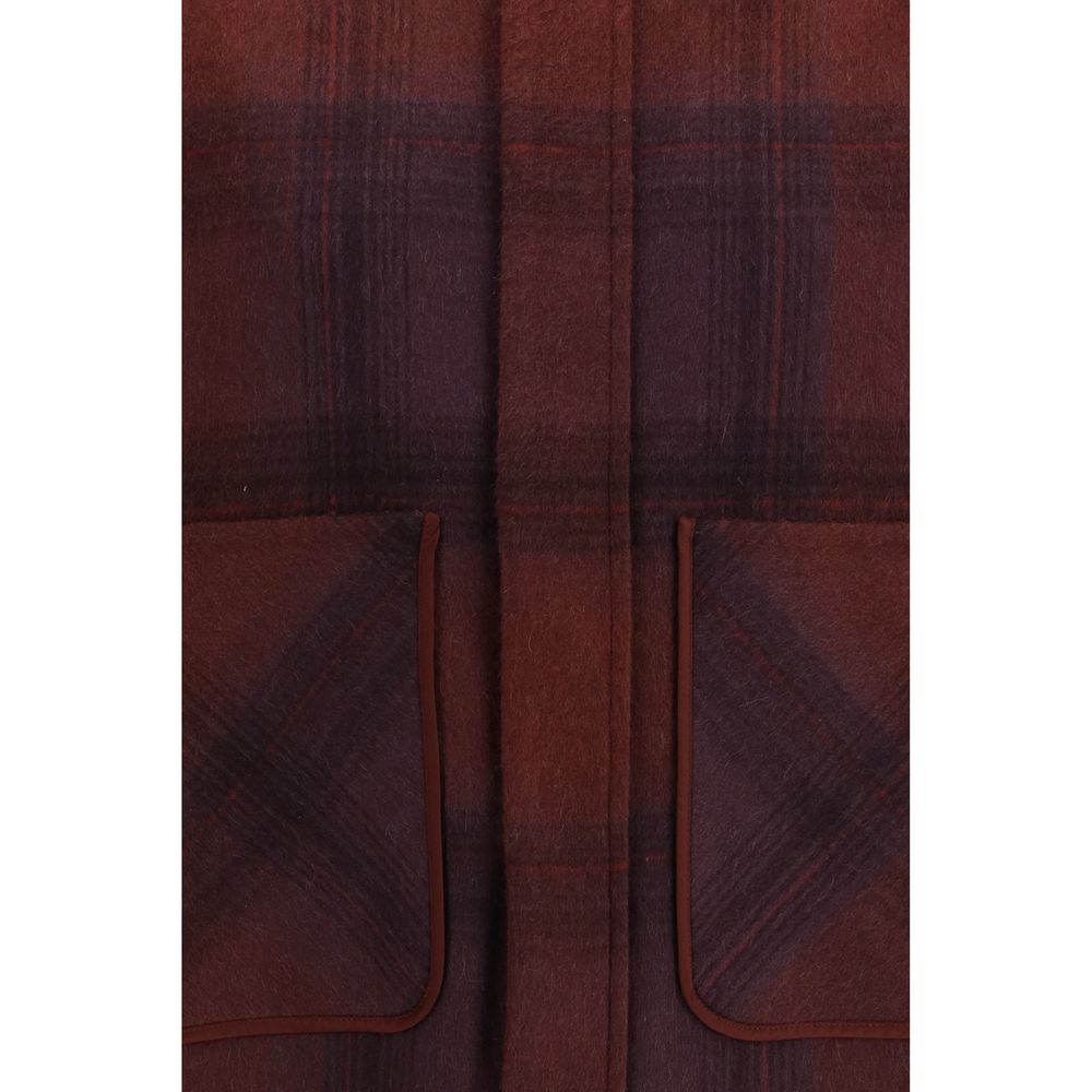 Purple Cashmere Coat