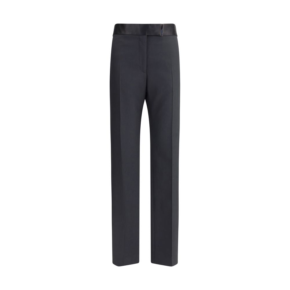Black Silk Dress Pants