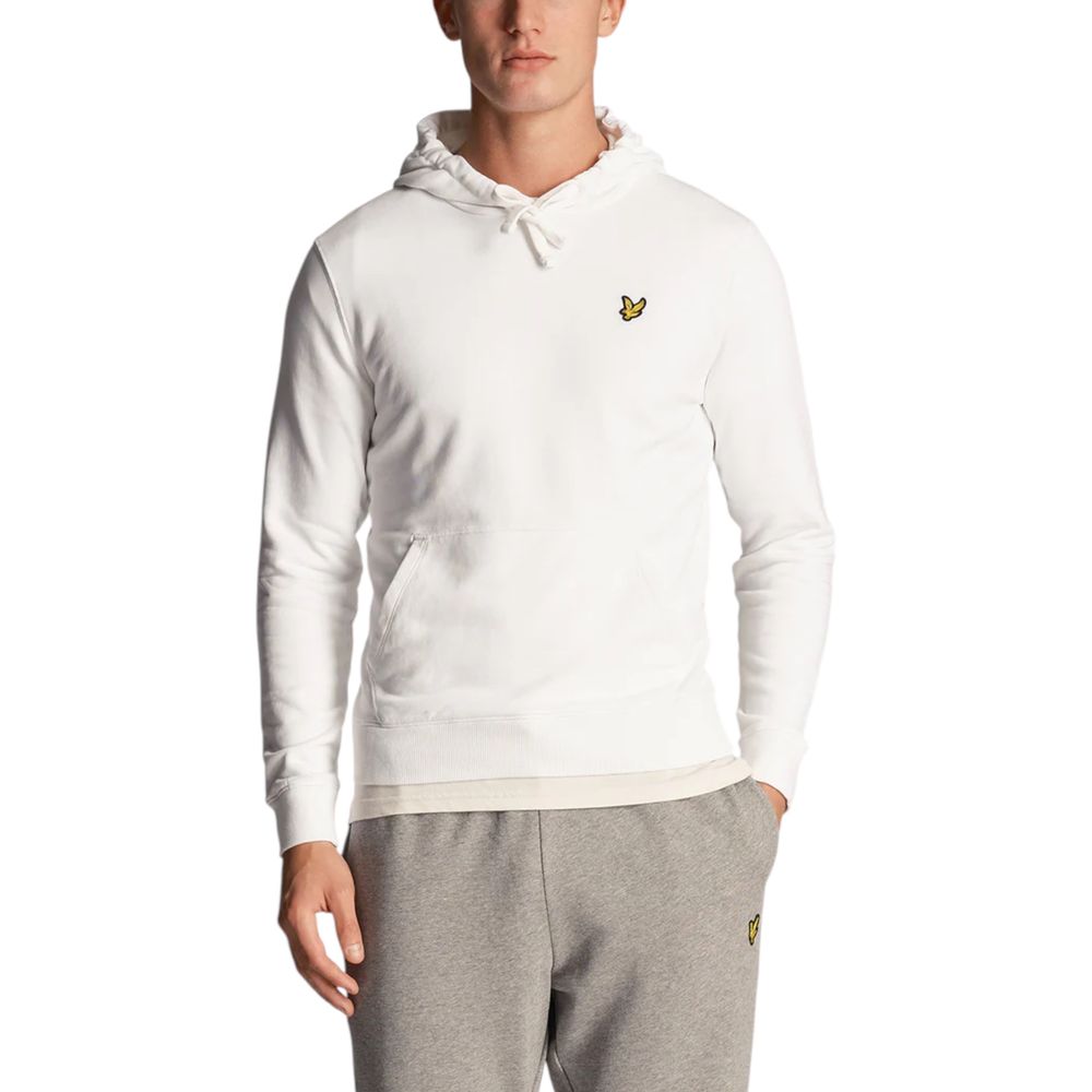 White Cotton Hoodie