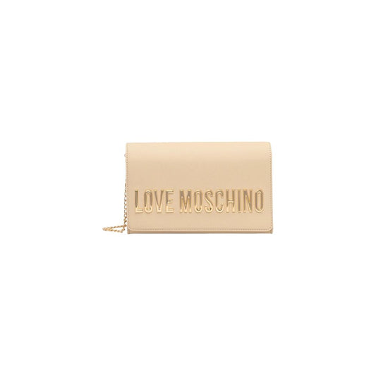 Beige Polyethylene Handbag