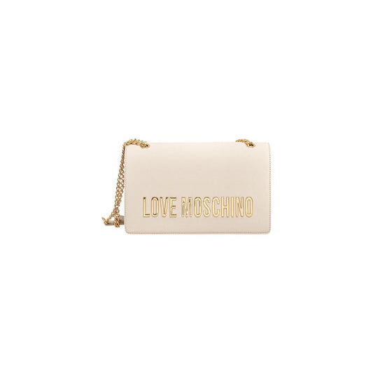 Beige Polyethylene Handbag