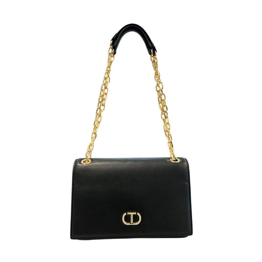 Black PU Women Crossbody Bag