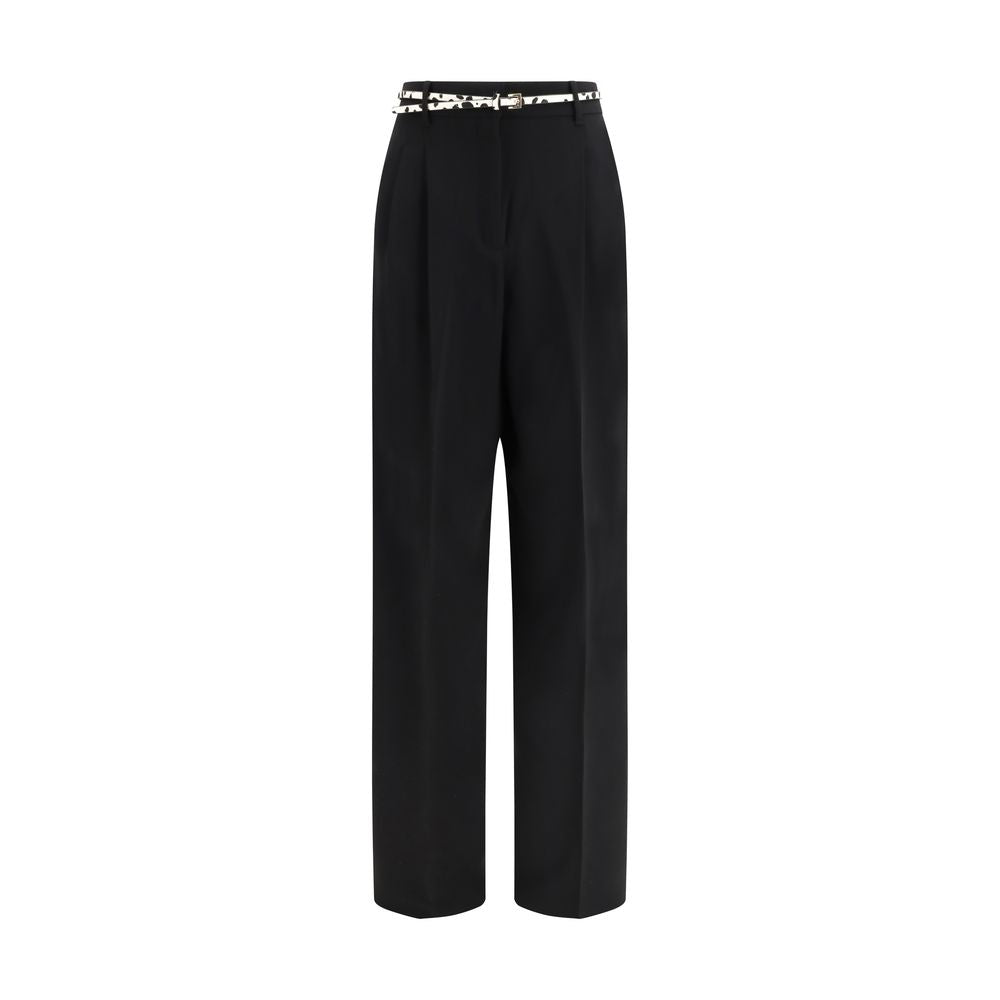 Black Triacetate Dress Pants