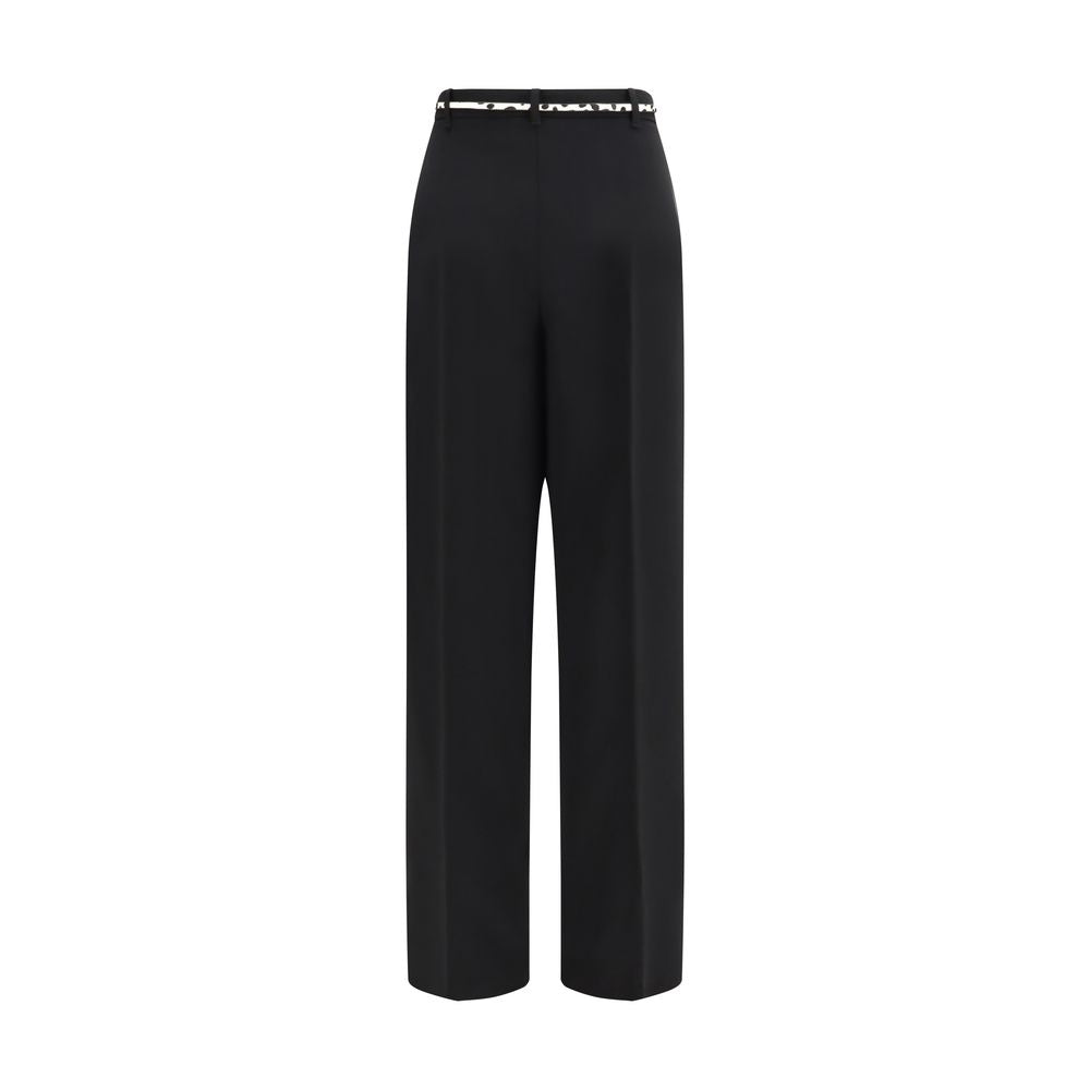 Black Triacetate Dress Pants