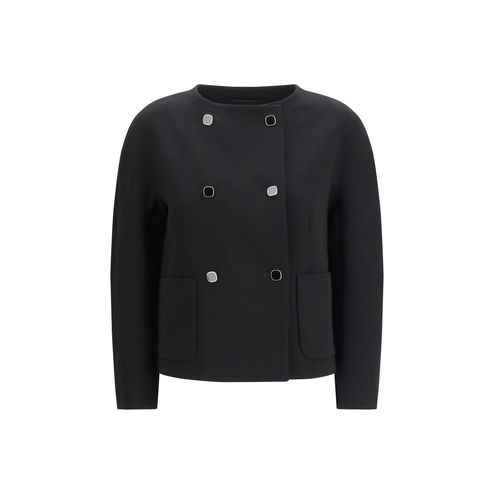 Black Triacetate Coat
