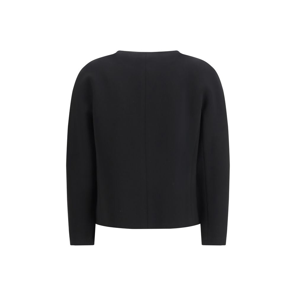Black Triacetate Coat