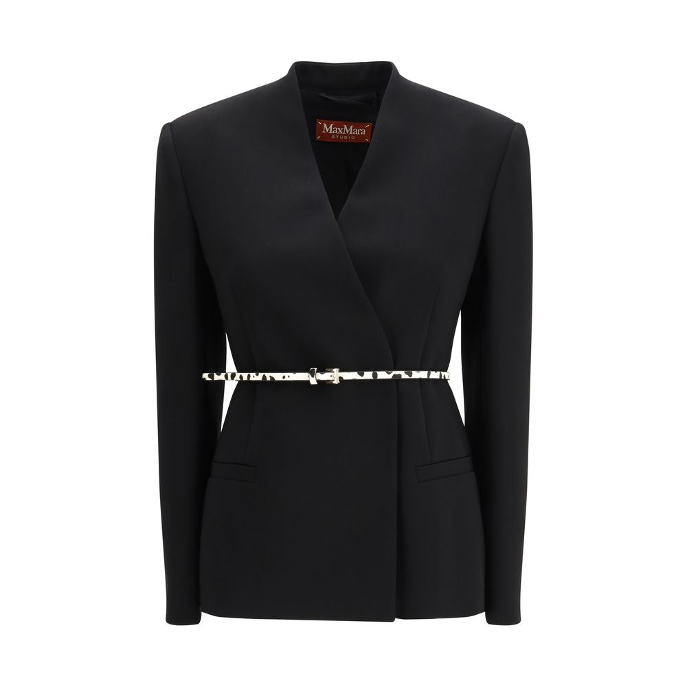 Black Triacetate Coat