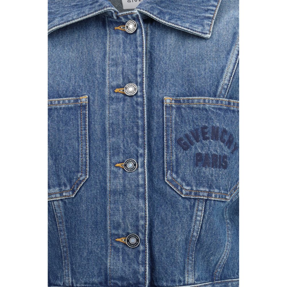 Blue Cotton Denim Jacket