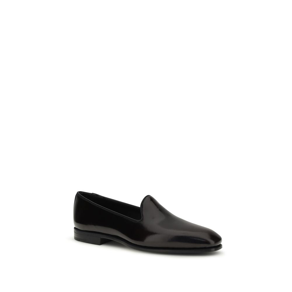 Bordeaux Calf Leather Bos Taurus Slip-On Loafers