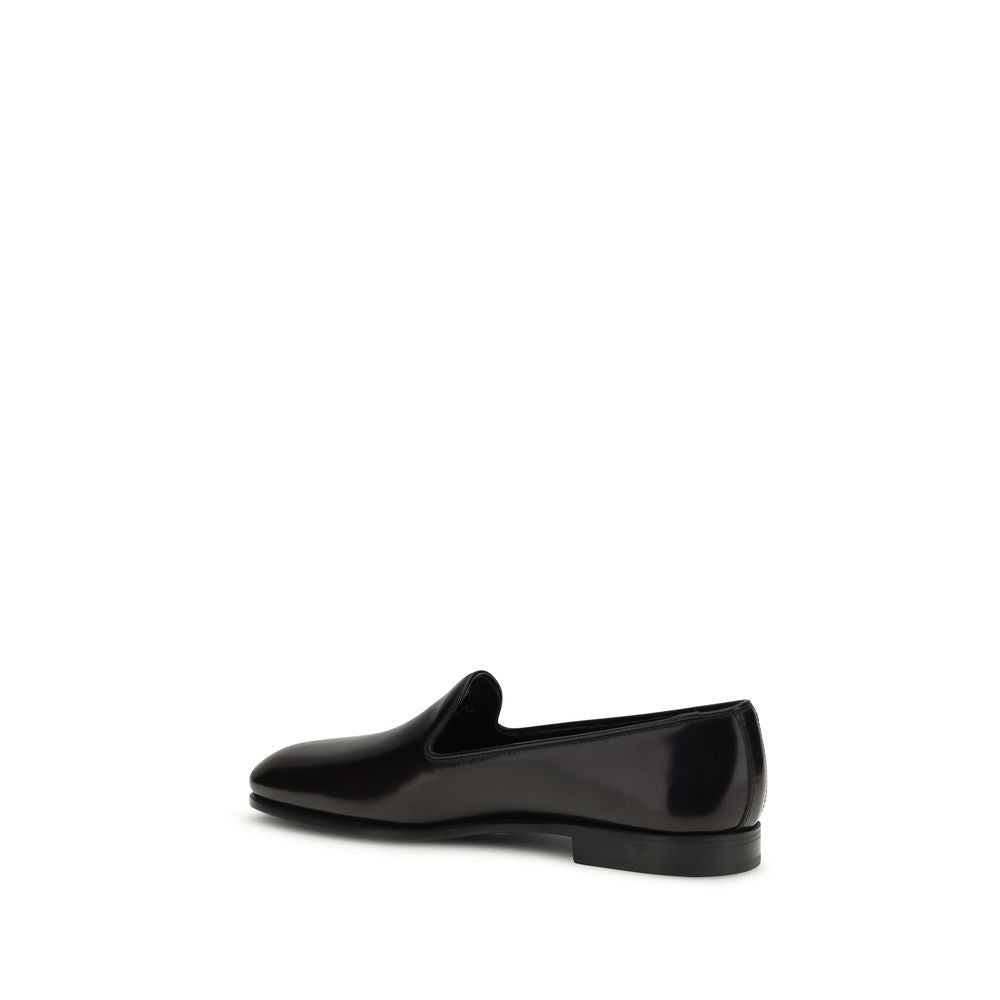 Bordeaux Calf Leather Bos Taurus Slip-On Loafers