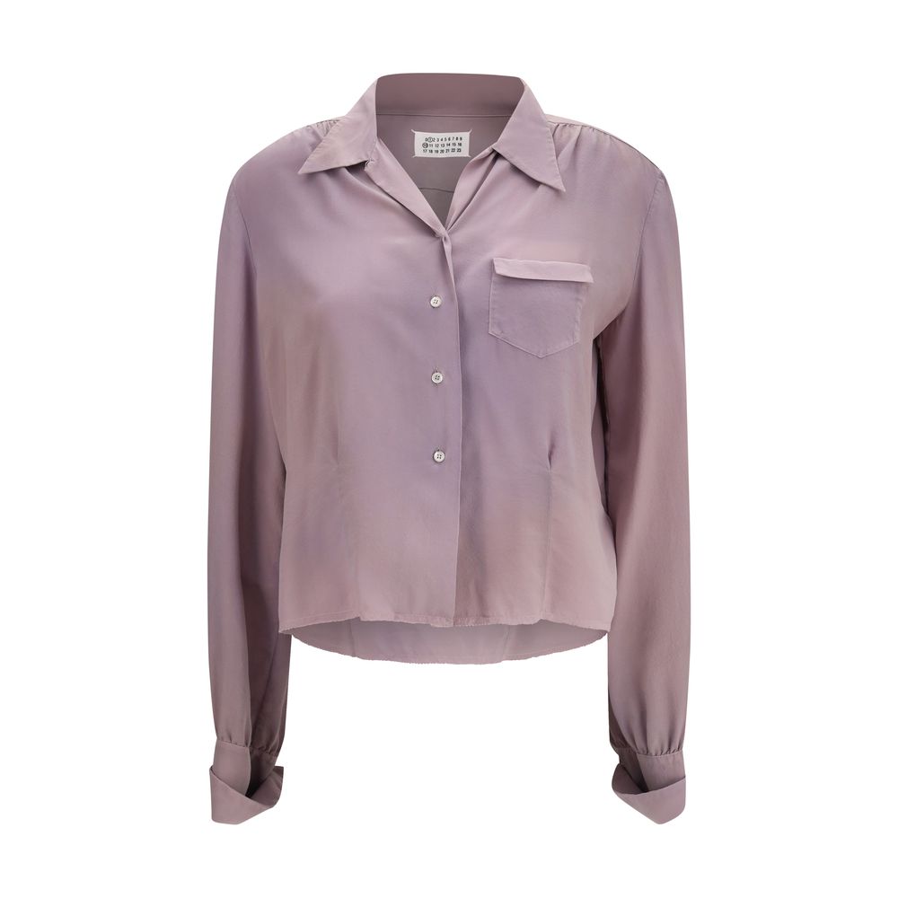 Purple Silk Shirt