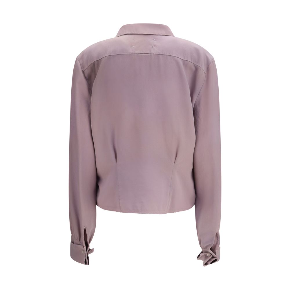 Purple Silk Shirt