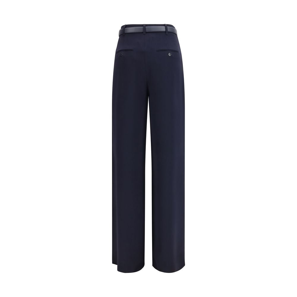 Blue Triacetate Dress Pants
