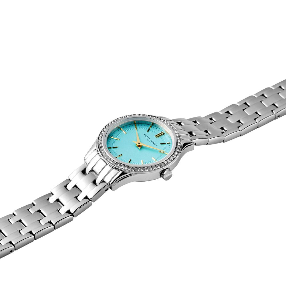 Gray Stainless Steel Dress Watch