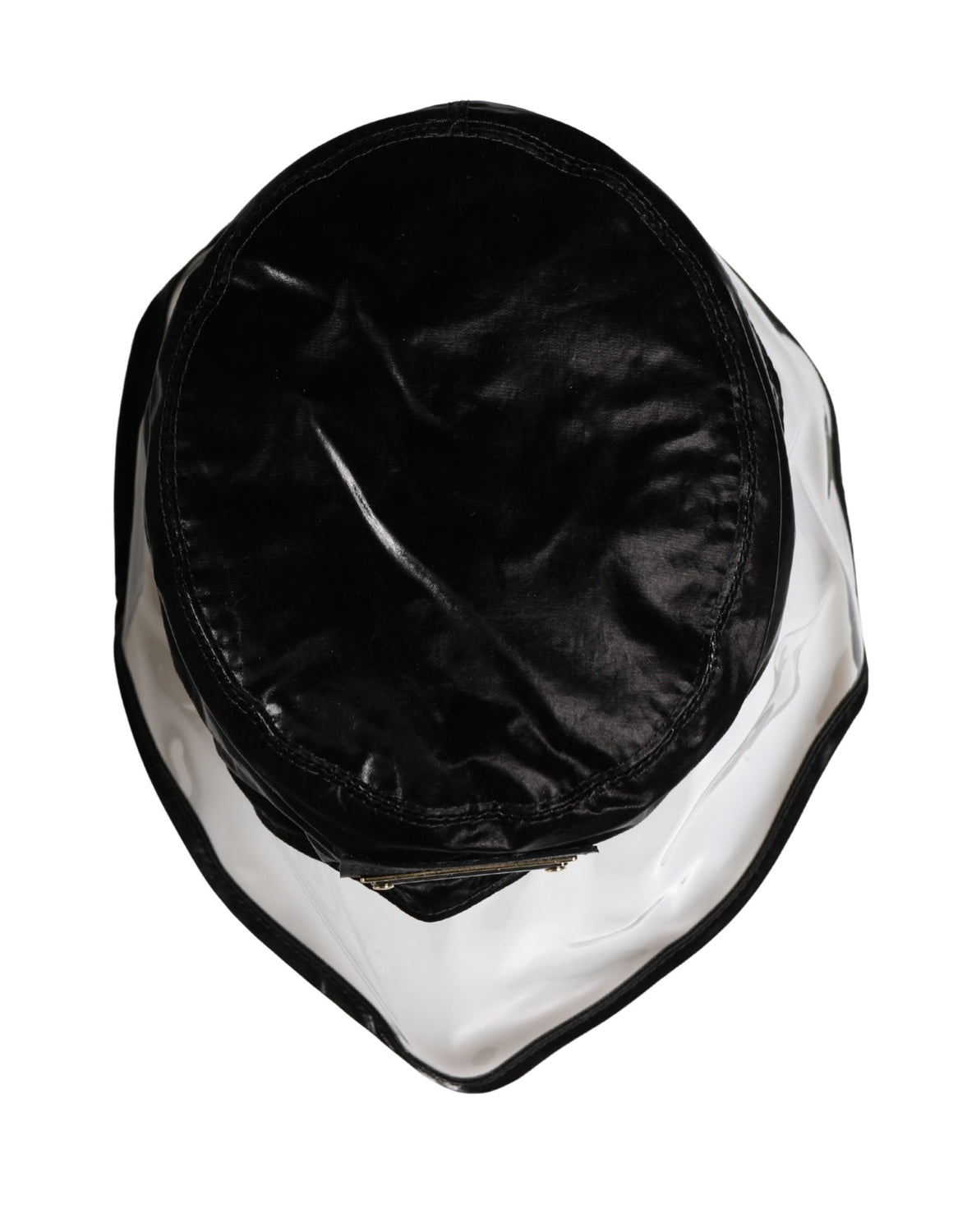 Black Nylon Plastic Fisherman Bucket Capello Hat
