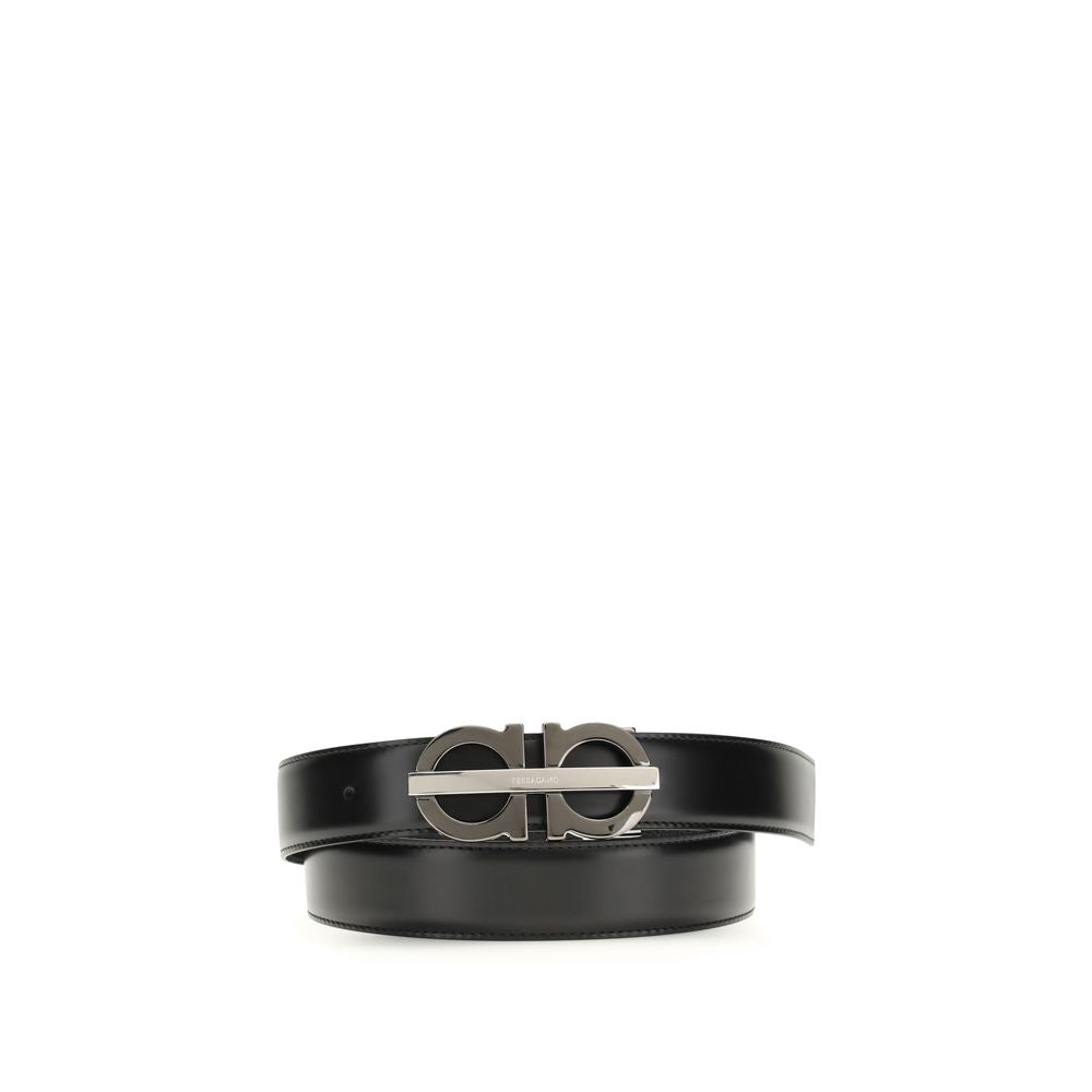 Black Calf Leather Bos Taurus Regular Belt