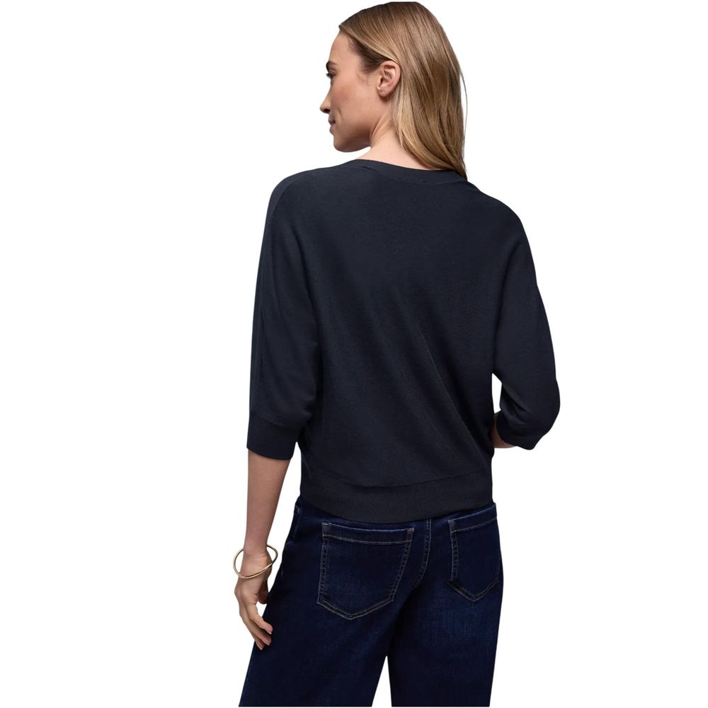 Blue Viscose Cardigan