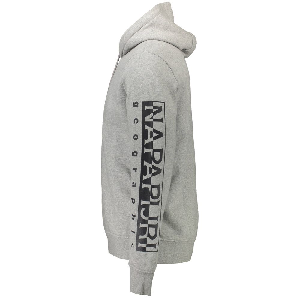 Gray Cotton Men Sweater