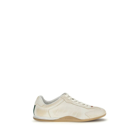 White Calf Leather Bos Taurus Low Top Sneakers