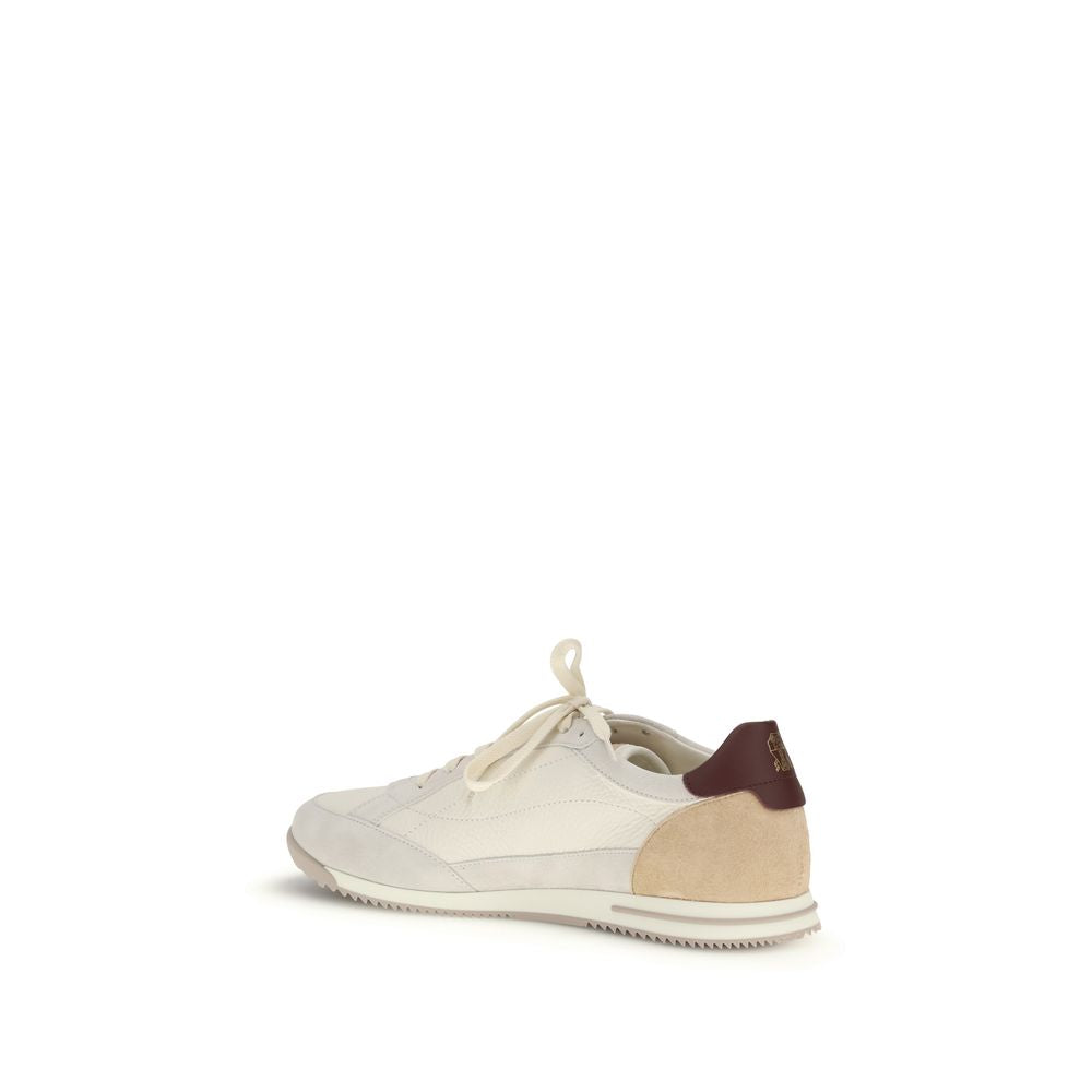 Beige Deer Low Top Sneakers