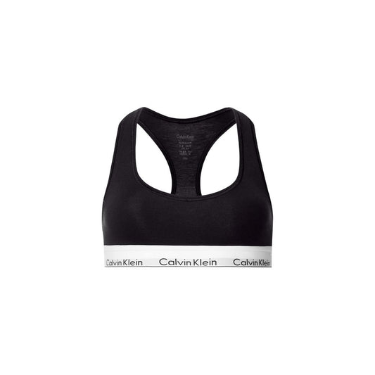 Black Cotton Bra