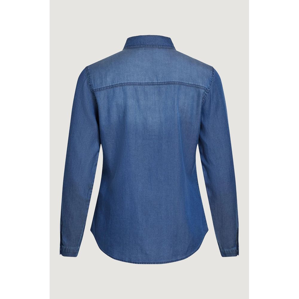 Blue Cotton Blouse