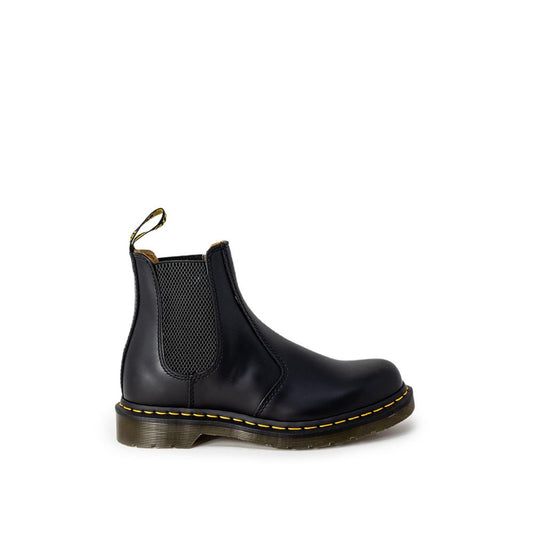 Black Leather Ankle Boots