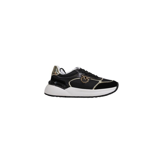 Black Leather Low Top Sneakers