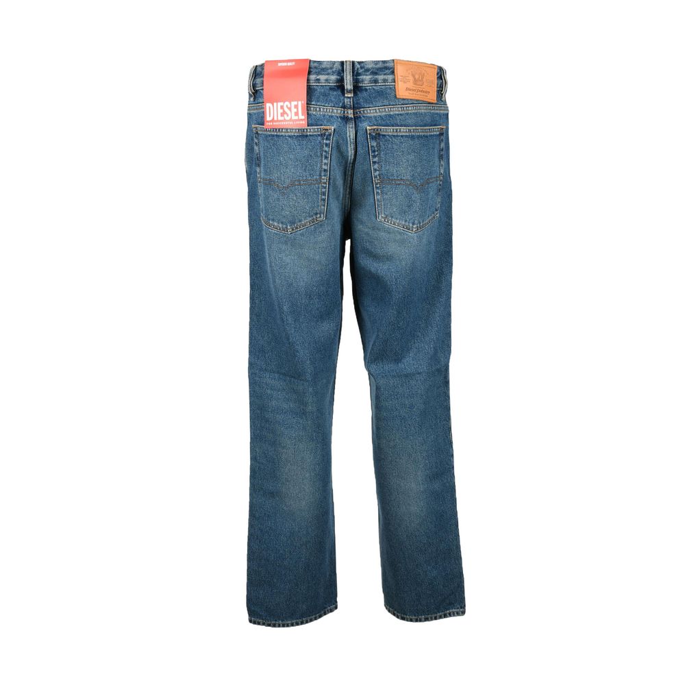 Blue Cotton Skinny Jeans