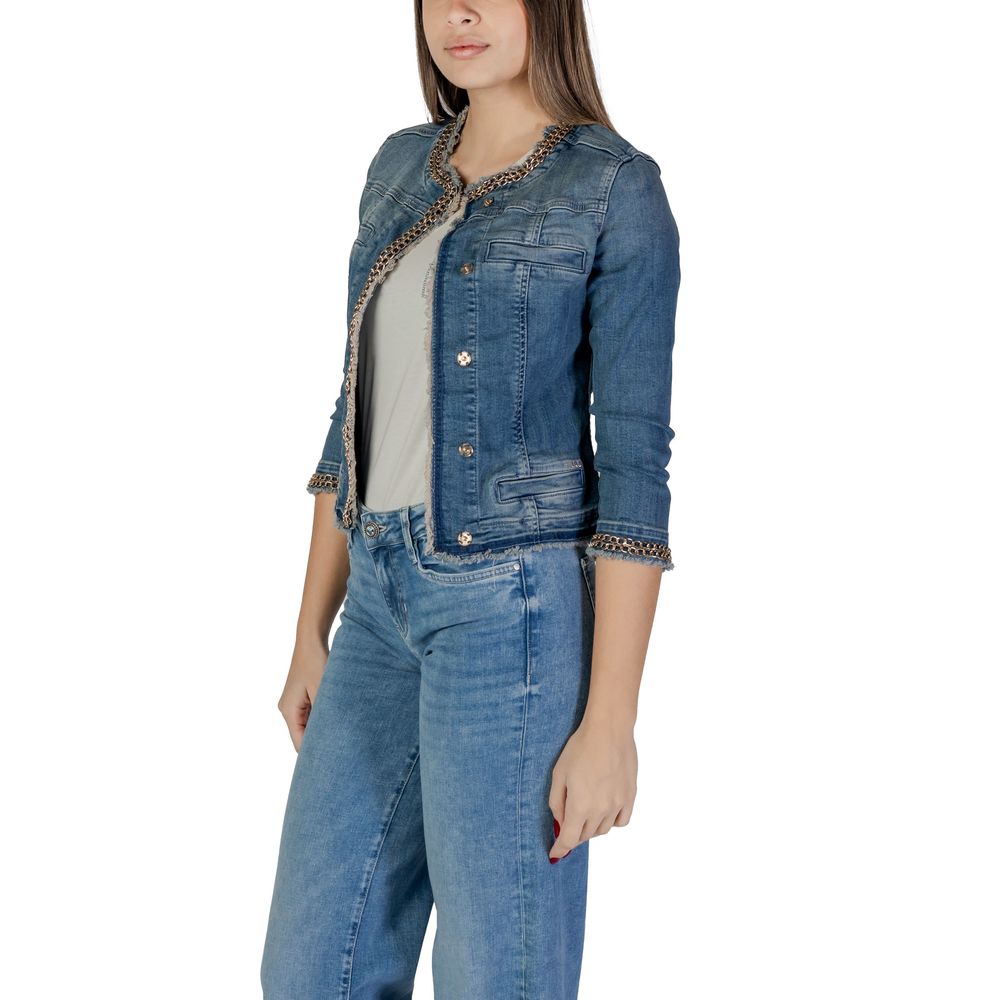 Light Blue Cotton Denim Jacket