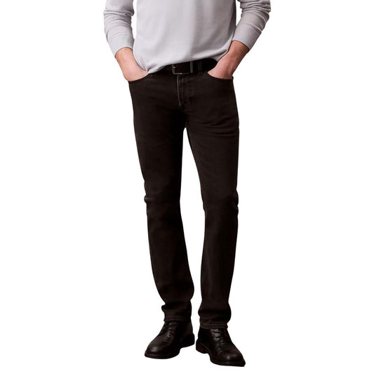Black Cotton Skinny Jeans