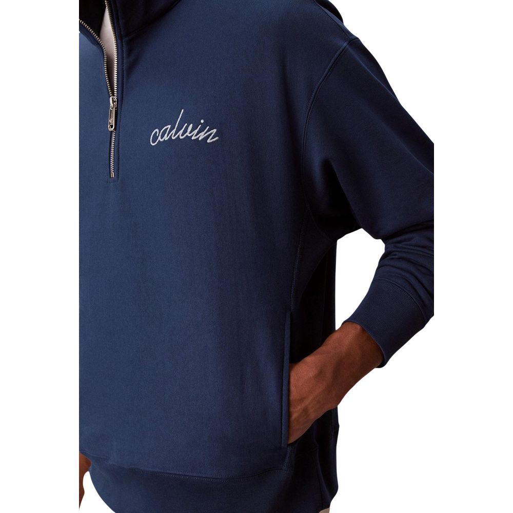 Blue Cotton Sweatshirt